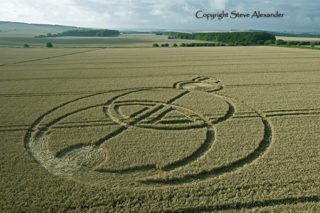 aerial of Wayland's Smithy