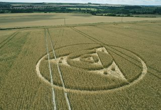 aerial of Etchilhampton from tt