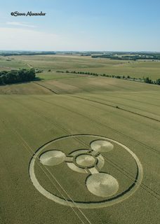 aerial of Coneybury Hill from tt