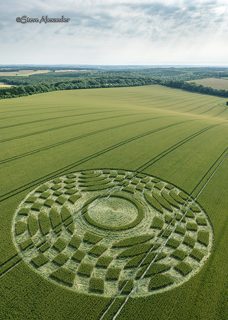 aerial of Farley Mount from tt