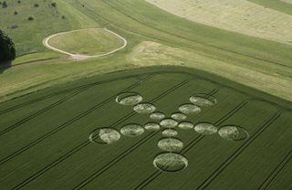aerial of Beckhampton