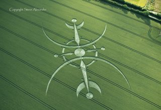 aerial of Clearbury Ring from tt