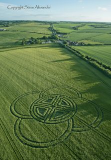 aerial of Blandford Forum from tt