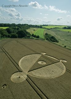 aerial of East Kennett from tt