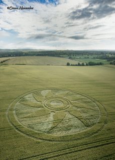 aerial of Etchilhampton from tt