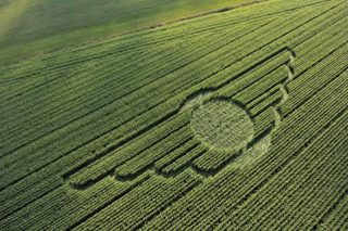 aerial of Avebury Avenue from tt