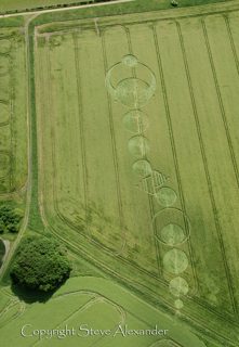 aerial of Avebury