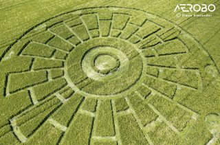 aerial of Sixpenny Handley from tt