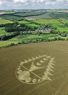 aerial of Ogbourne St Andrew