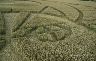 aerial of Figsbury Rings from tt