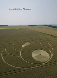 aerial of Oliver's Castle from tt
