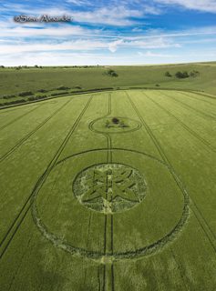 aerial of Sutton Veny from tt