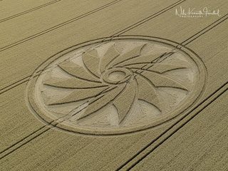 aerial of Clifford's Hill from tt