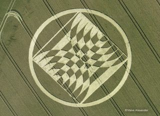 aerial of Micheldever from tt