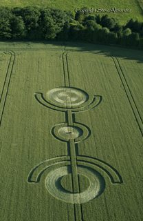 aerial of East Kennett from tt