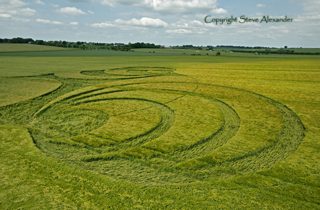 aerial of Hackpen Hill