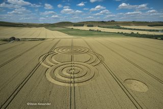 aerial of Tawesmead Copse from tt