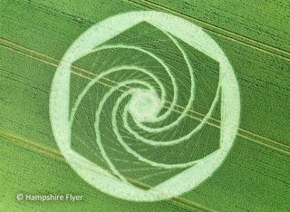 aerial of Avebury Stone Circle from tt