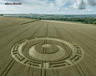 aerial of Etchilhampton from tt