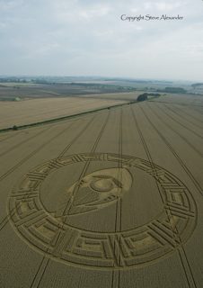 aerial of Beckhampton from tt