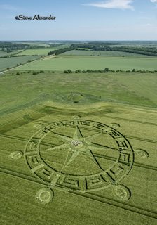 aerial of Ackling Dyke from tt