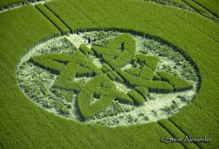 aerial of Sutton Veny from tt