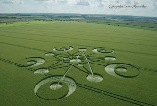 aerial of Acking Dyke from tt