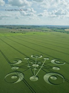 aerial of Acking Dyke from tt