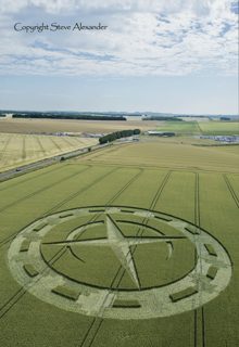 aerial of Stonehenge from tt