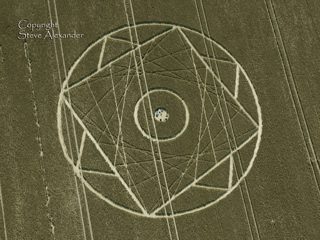 aerial of Bishops Cannings