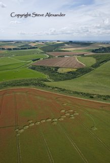 aerial of Ogbourne Down