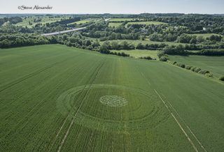 aerial of White Way from tt
