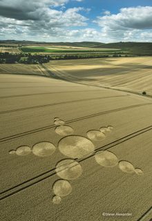 aerial of Woodborough Hill from tt