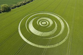 aerial of Winterbourne Monkton