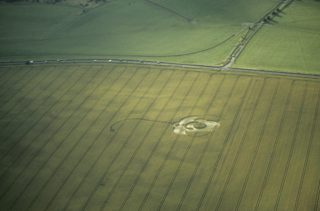 aerial of Beckhampton