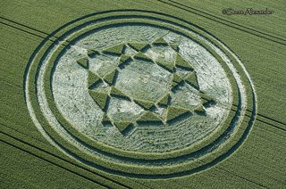 aerial of Danebury Hill