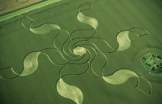 aerial of Stonehenge from tt