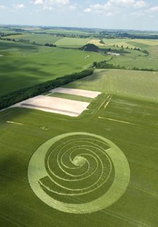 aerial of West Kennett from tt