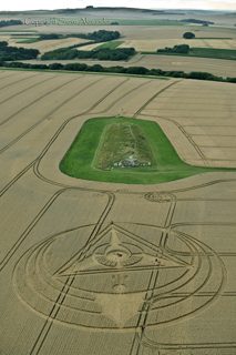 aerial of West Kennett from tt