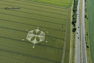 aerial of Yarnbury Castle from tt