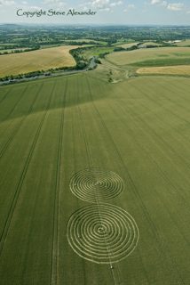 aerial of Chaddenwick Hill