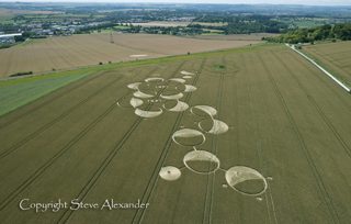 aerial of Roundway Hill