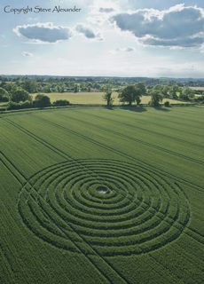 aerial of Sherston from tt