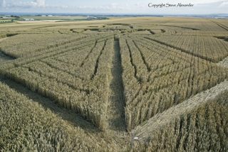 aerial of Barbury Castle from tt