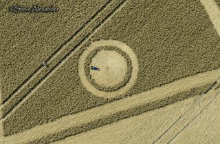 aerial of Gurston Ashes from tt