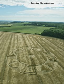 aerial of Wylye from tt