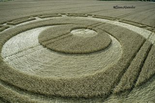 aerial of Etchilhampton from tt