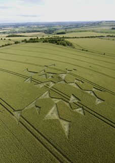 aerial of Charlbury Hill