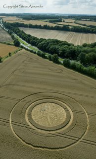 aerial of Tichbourne from tt