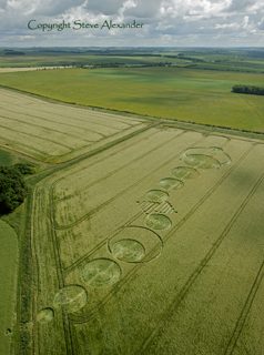 aerial of Avebury from tt